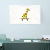 Grappig Giraffe Lover Giraffe Skateboard Spandoek (Beurs)