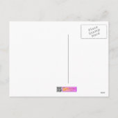 Grappig Giraffe met lichtflitskerst Feestdagenkaart (Achterkant)