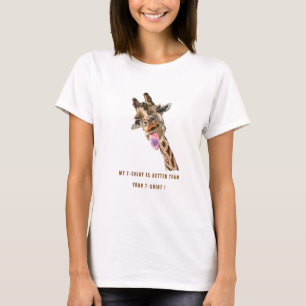 Grappig Giraffe T-shirt