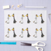 Grappig Giraffe Trouwpapier Tissuepapier (Craft)