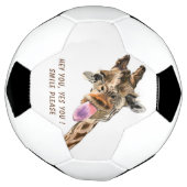Grappig Giraffe Voetbal - aangepaste tekst (Gedraaid)