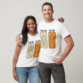 Grappig Gitaar Vader Vintage Gravure Shirt Ontwerp (Unisex)