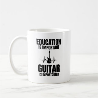 Grappig gitarist cadeau voor muziekleraar en gitaa koffiemok