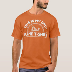 grappig gladde vliegtuig Gifts for woodwerker carp T-shirt