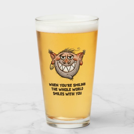 Grappig Glas (Voorkant gevuld)