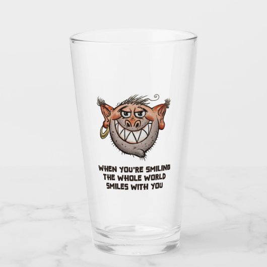 Grappig Glas (Voorkant)