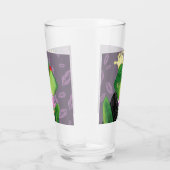 Grappig Glas met Kikker Prins - Kus (Rechts)