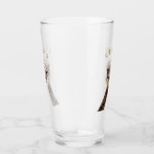 Grappig glas met speelse struisvogel - Proost (Rechts)