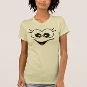 Grappig Glimlach Gezicht T-shirt (Voorkant)