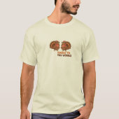 Grappig "Gobble 'Til You Wobble" Thanksgiving T-Sh T-shirt (Voorkant)