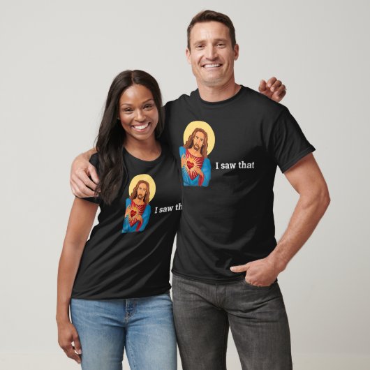 Grappig God Jezus, ik zag die religieuze gelovigen T-shirt (Unisex)