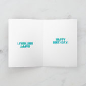 Grappig goed nieuws, slechte nieuws voor hem kaart (Binnen)