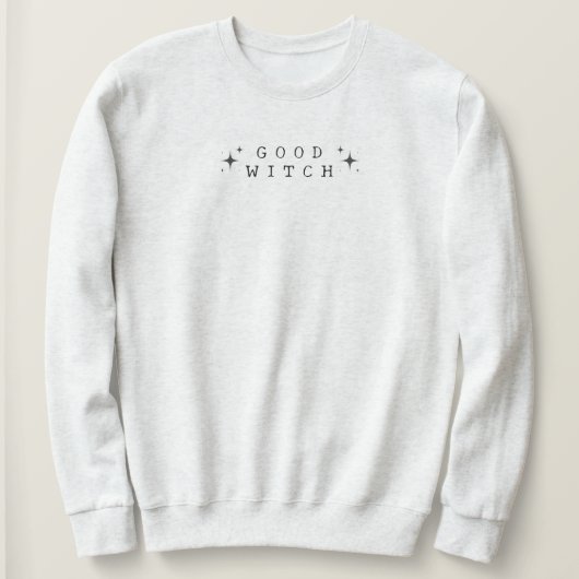 Grappig goede heks moderne Halloween Trui (Design voorkant)