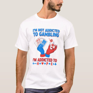 Grappig gokken t-shirt