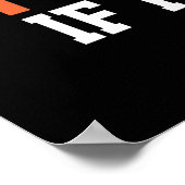 Grappig gokprobleem Casino word art Poster (Hoek)