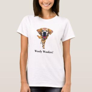 Grappig Golden Retriever T-shirt voor dames