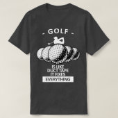 Grappig golf 3 t-shirt (Design voorkant)
