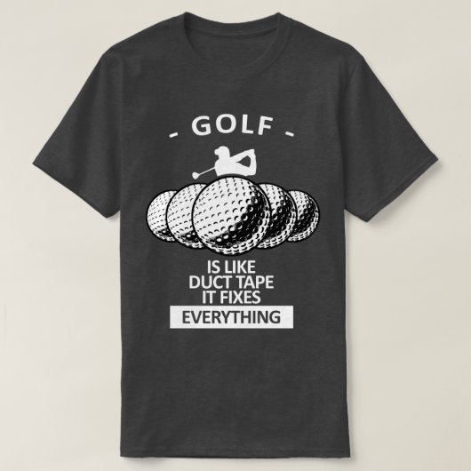 Grappig golf 3 t-shirt (Design voorkant)