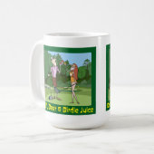 Grappig Golf, Bier & Birdie Juice Koffiemok (Voorkant links)