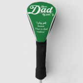 Grappig Golf & Bierliefhebber Best Dad van Par Dad Golfheadcover (Voorkant)