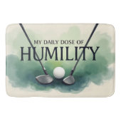 Grappig golf dagelijkse dosis van nederigheid badmat (Voorkant)