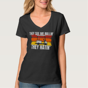 Grappig Golf dat ze me zien rollen Golf auto 4 T-shirt