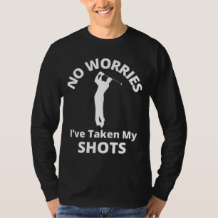 Grappig Golf Gift dat ik mijn schoenen heb meegeno T-shirt