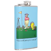 Grappig Golf Humor Hip Flask Gift Heupfles (Rechts)