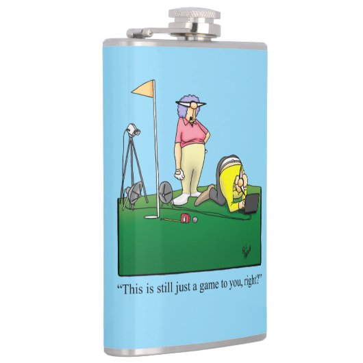Grappig Golf Humor Hip Flask Gift Heupfles (Rechts)