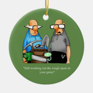 Grappig Golf Humor Ornament Gift