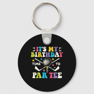 Grappig golf is een verjaardagsfeest Tee shirt Gol Sleutelhanger
