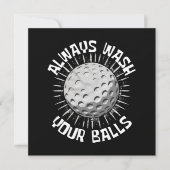 Grappig golf kaart (Voorkant)