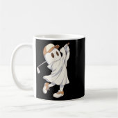 Grappig Golf Kostuum Halloween Ghost Spelen Graphi Koffiemok (Links)