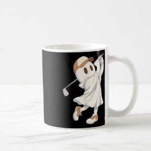 Grappig Golf Kostuum Halloween Ghost Spelen Graphi Koffiemok