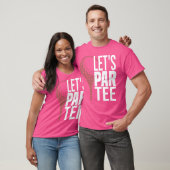 Grappig golf laat par golf t-shirt (Unisex)