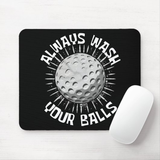 Grappig golf muismat (Met muis)