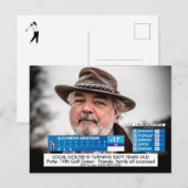 Grappig Golf Nieuws ️🏌️ 40e 50e 60e Mannen Verja Briefkaart (Voorkant / Achterkant)