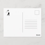 Grappig Golf Nieuws ️🏌️ 40e 50e 60e Mannen Verja Briefkaart (Achterkant)