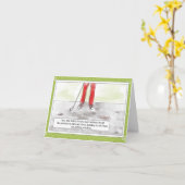 Grappig Golf "Putting In Potholes" Verjaardag Kaart (Gele Bloem)