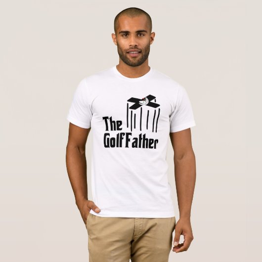 Grappig Golf Shirt - Parodie Gift voor Golfen Dads (Voorkant volledig)