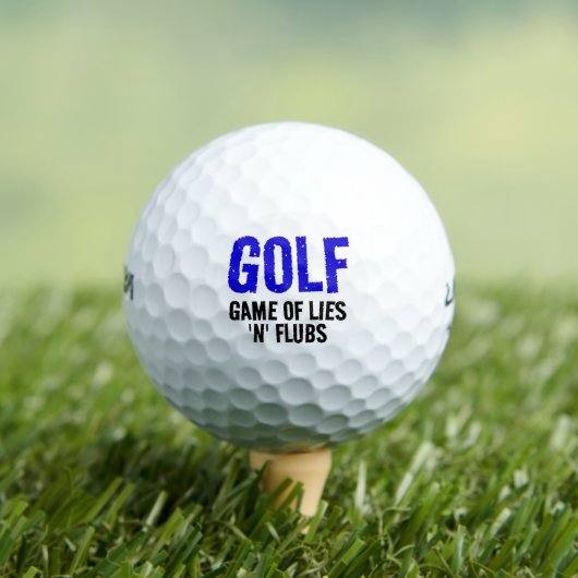 Grappig Golf spel van leugens Golfballen (Insitu Shirt)