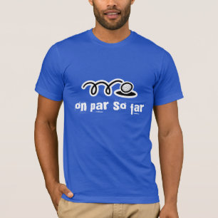 Grappig golf t-shirt met humoristische spreuk