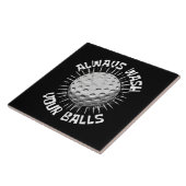 Grappig golf tegeltje (Zijkant)