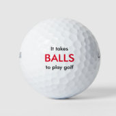 Grappig golf thema cadeau golfballen (Voorkant)