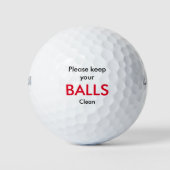 Grappig Golf Theme Gift Golfballen (Voorkant)
