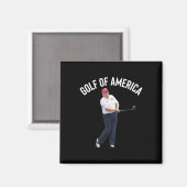 Grappig Golf van Amerika Donald Trump Pun Magneet (Voorkant / Achterkant)