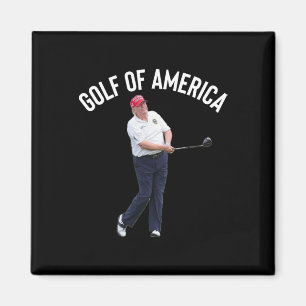 Grappig Golf van Amerika Donald Trump Pun Magneet