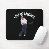 Grappig Golf van Amerika Donald Trump Pun Muismat (Met muis)