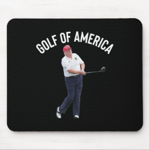 Grappig Golf van Amerika Donald Trump Pun Muismat