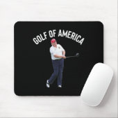 Grappig Golf van Amerika Donald Trump Pun Muismat (Met muis)